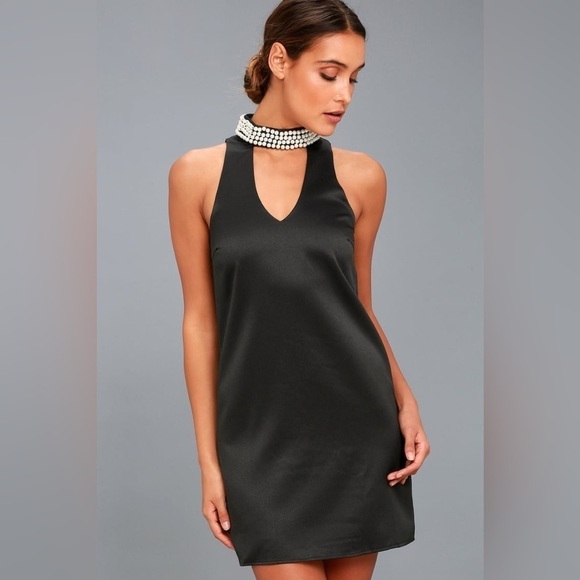 Lulus Hugs and Kisses Black Pearl Dress Size XL - Picture 2 of 14